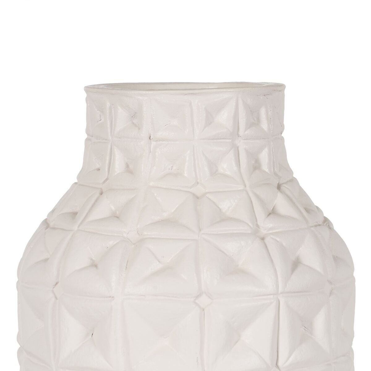 Vase Hvit Keramikk 22 x 22 x 28 cm